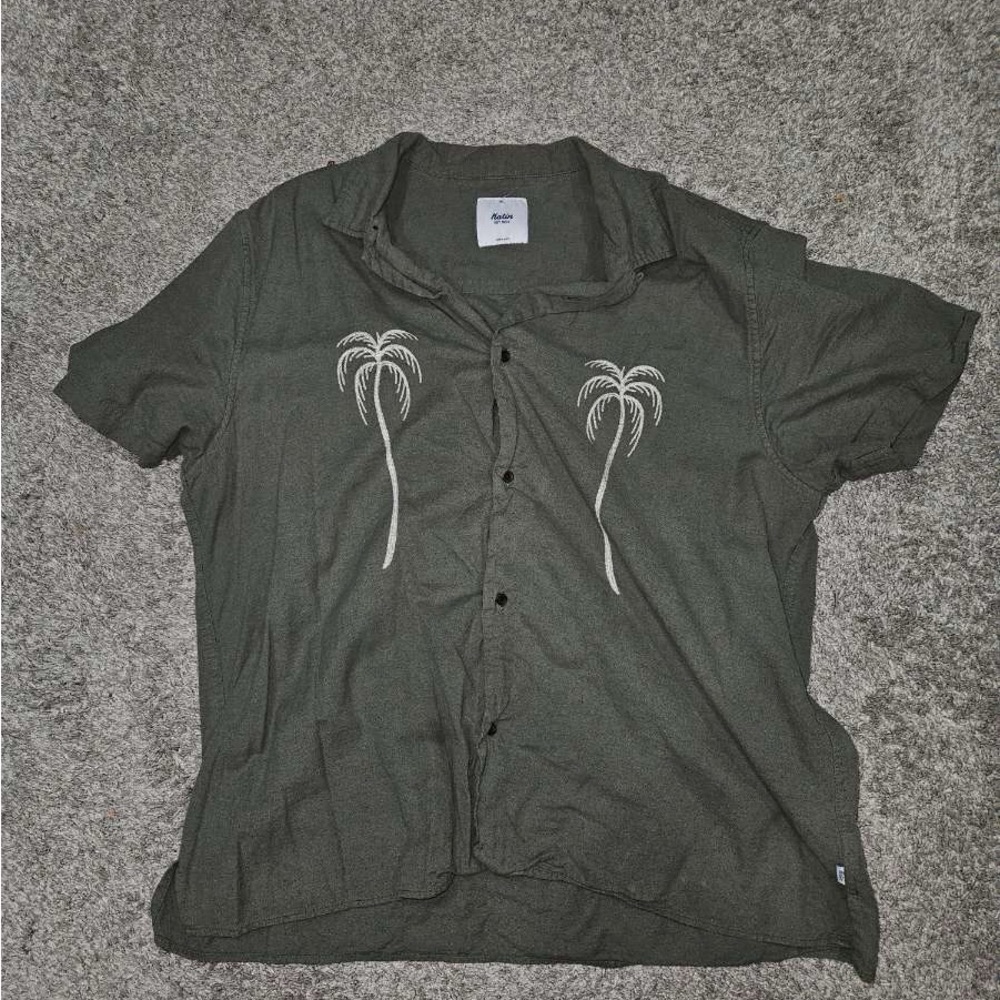 Katin Olive Button-Up Shirt